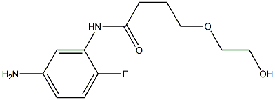 N-(5-amino-2-fluorophenyl)-4-(2-hydroxyethoxy)butanamide