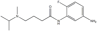 N-(5-amino-2-fluorophenyl)-4-[isopropyl(methyl)amino]butanamide 结构式