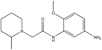 N-(5-amino-2-methoxyphenyl)-2-(2-methylpiperidin-1-yl)acetamide Structure