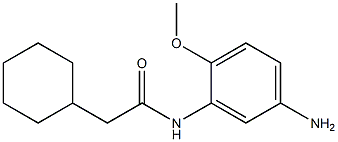 N-(5-amino-2-methoxyphenyl)-2-cyclohexylacetamide Structure