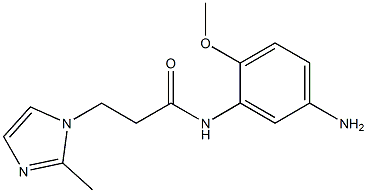 N-(5-amino-2-methoxyphenyl)-3-(2-methyl-1H-imidazol-1-yl)propanamide