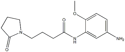  N-(5-amino-2-methoxyphenyl)-4-(2-oxopyrrolidin-1-yl)butanamide