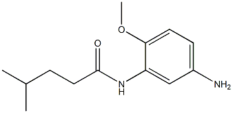 N-(5-amino-2-methoxyphenyl)-4-methylpentanamide Structure