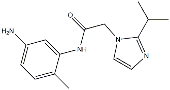  N-(5-amino-2-methylphenyl)-2-[2-(propan-2-yl)-1H-imidazol-1-yl]acetamide