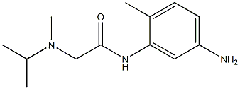 N-(5-amino-2-methylphenyl)-2-[isopropyl(methyl)amino]acetamide Struktur