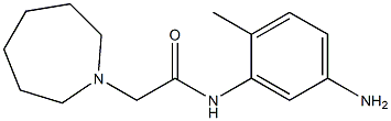 N-(5-amino-2-methylphenyl)-2-azepan-1-ylacetamide Struktur