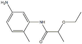 N-(5-amino-2-methylphenyl)-2-ethoxypropanamide,,结构式