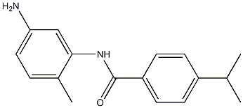 N-(5-amino-2-methylphenyl)-4-(propan-2-yl)benzamide Struktur