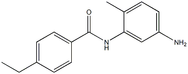 N-(5-amino-2-methylphenyl)-4-ethylbenzamide 结构式