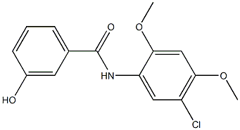 N-(5-chloro-2,4-dimethoxyphenyl)-3-hydroxybenzamide|