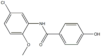 N-(5-chloro-2-methoxyphenyl)-4-hydroxybenzamide Structure