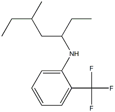 N-(5-methylheptan-3-yl)-2-(trifluoromethyl)aniline Structure