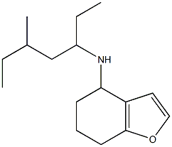 N-(5-methylheptan-3-yl)-4,5,6,7-tetrahydro-1-benzofuran-4-amine,,结构式