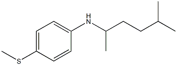 N-(5-methylhexan-2-yl)-4-(methylsulfanyl)aniline Struktur