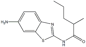 N-(6-amino-1,3-benzothiazol-2-yl)-2-methylpentanamide