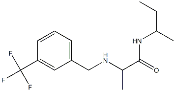  N-(butan-2-yl)-2-({[3-(trifluoromethyl)phenyl]methyl}amino)propanamide