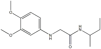 N-(butan-2-yl)-2-[(3,4-dimethoxyphenyl)amino]acetamide