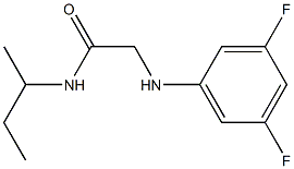 N-(butan-2-yl)-2-[(3,5-difluorophenyl)amino]acetamide