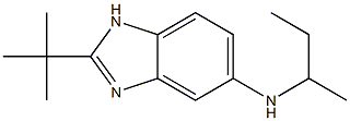 N-(butan-2-yl)-2-tert-butyl-1H-1,3-benzodiazol-5-amine Structure