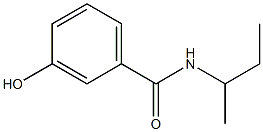 N-(butan-2-yl)-3-hydroxybenzamide Structure