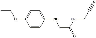 N-(cyanomethyl)-2-[(4-ethoxyphenyl)amino]acetamide Structure