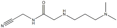 N-(cyanomethyl)-2-{[3-(dimethylamino)propyl]amino}acetamide 结构式