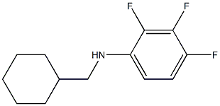 N-(cyclohexylmethyl)-2,3,4-trifluoroaniline Structure