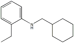 N-(cyclohexylmethyl)-2-ethylaniline Struktur