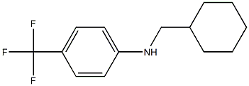 N-(cyclohexylmethyl)-4-(trifluoromethyl)aniline Struktur