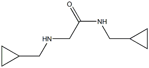 N-(cyclopropylmethyl)-2-[(cyclopropylmethyl)amino]acetamide|