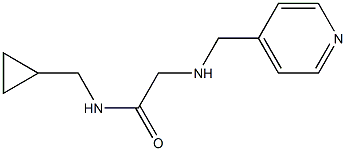 N-(cyclopropylmethyl)-2-[(pyridin-4-ylmethyl)amino]acetamide