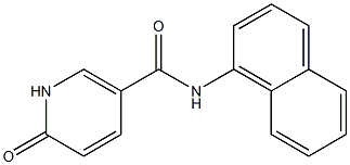 N-(naphthalen-1-yl)-6-oxo-1,6-dihydropyridine-3-carboxamide 结构式