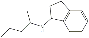 N-(pentan-2-yl)-2,3-dihydro-1H-inden-1-amine 结构式