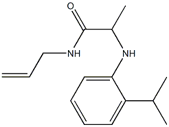  N-(prop-2-en-1-yl)-2-{[2-(propan-2-yl)phenyl]amino}propanamide