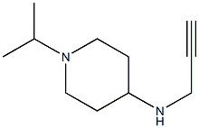 N-(prop-2-yn-1-yl)-1-(propan-2-yl)piperidin-4-amine 化学構造式