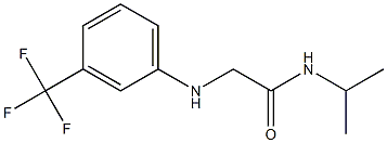  N-(propan-2-yl)-2-{[3-(trifluoromethyl)phenyl]amino}acetamide