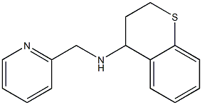 N-(pyridin-2-ylmethyl)-3,4-dihydro-2H-1-benzothiopyran-4-amine Structure