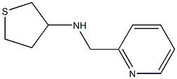 N-(pyridin-2-ylmethyl)thiolan-3-amine,,结构式