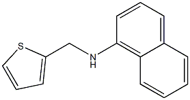 N-(thiophen-2-ylmethyl)naphthalen-1-amine,,结构式