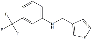 N-(thiophen-3-ylmethyl)-3-(trifluoromethyl)aniline Struktur