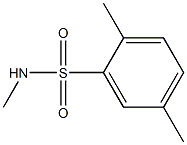 N,2,5-trimethylbenzene-1-sulfonamide Structure