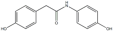 N,2-bis(4-hydroxyphenyl)acetamide,,结构式