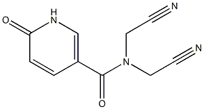 N,N-bis(cyanomethyl)-6-oxo-1,6-dihydropyridine-3-carboxamide