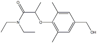  N,N-diethyl-2-[4-(hydroxymethyl)-2,6-dimethylphenoxy]propanamide