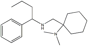 N,N-dimethyl-1-{[(1-phenylbutyl)amino]methyl}cyclohexan-1-amine Structure