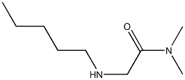 N,N-dimethyl-2-(pentylamino)acetamide Structure