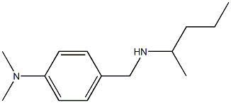 N,N-dimethyl-4-[(pentan-2-ylamino)methyl]aniline Structure