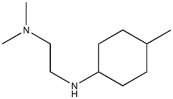 N,N-dimethyl-N'-(4-methylcyclohexyl)ethane-1,2-diamine Structure