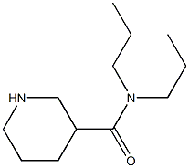 N,N-dipropylpiperidine-3-carboxamide Structure