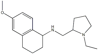 N-[(1-ethylpyrrolidin-2-yl)methyl]-6-methoxy-1,2,3,4-tetrahydronaphthalen-1-amine Structure